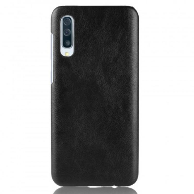 Cover Samsung Galaxy A70 Effetto Pelle Litchi