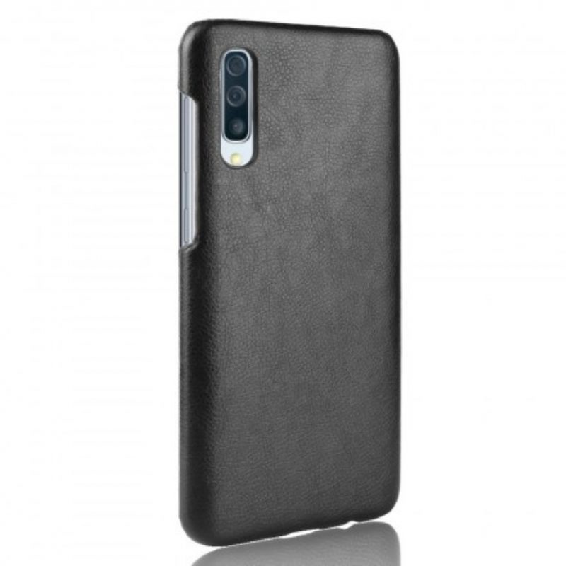 Cover Samsung Galaxy A70 Effetto Pelle Litchi