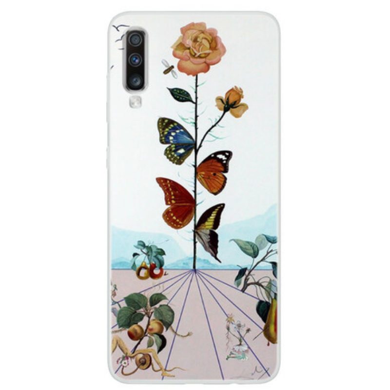 Cover Samsung Galaxy A70 Farfalle Della Natura