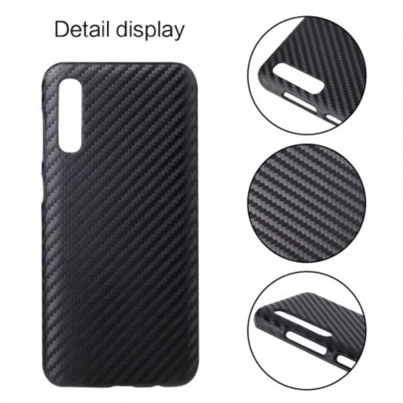 Cover Samsung Galaxy A70 Fibra Di Carbonio