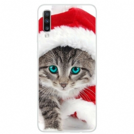 Cover Samsung Galaxy A70 Gatto Di Natale