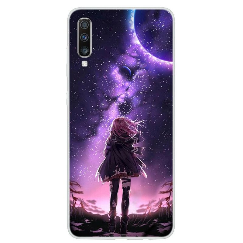 Cover Samsung Galaxy A70 Luna Piena Magica