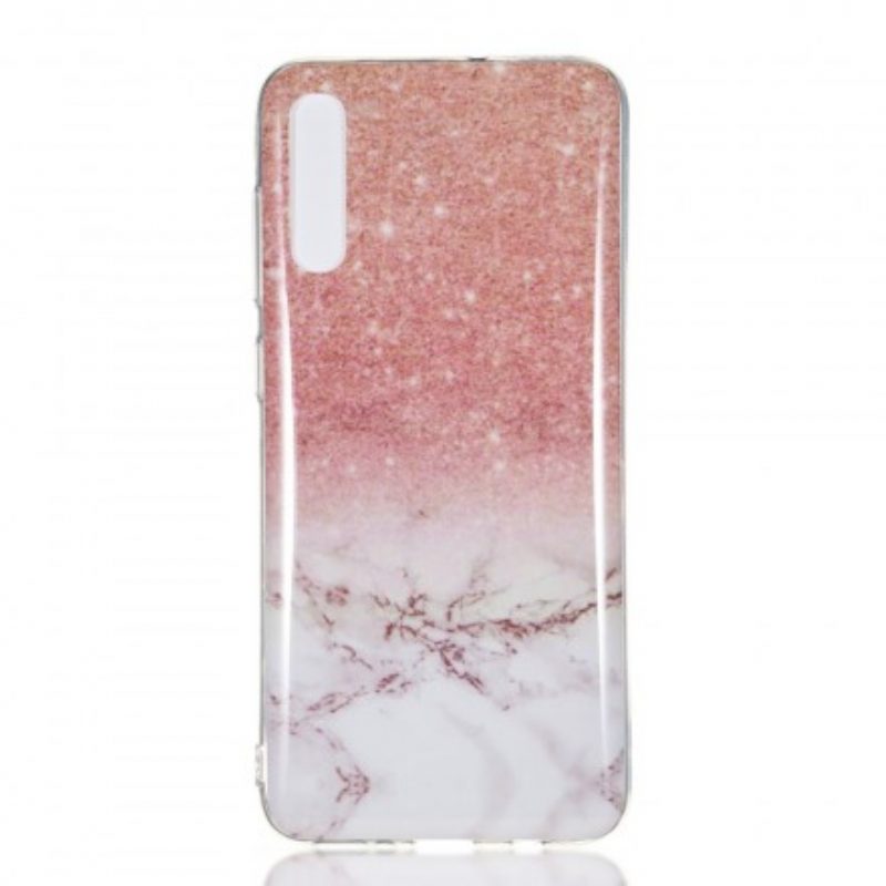 Cover Samsung Galaxy A70 Marmo Glitterato