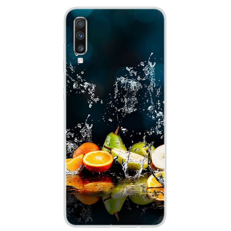 Cover Samsung Galaxy A70 Spruzzata Di Agrumi