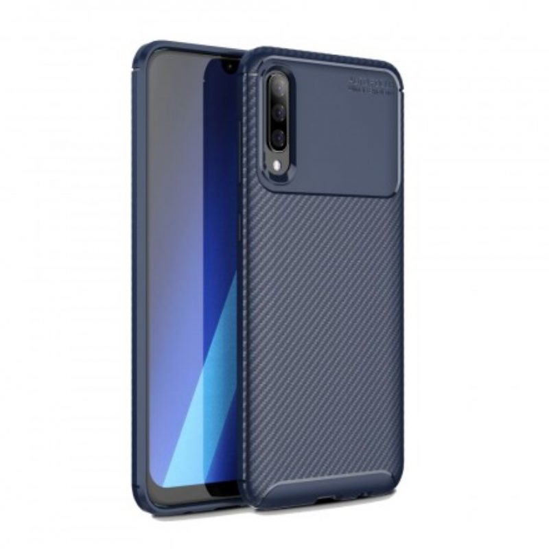 Cover Samsung Galaxy A70 Struttura Flessibile In Fibra Di Carbonio