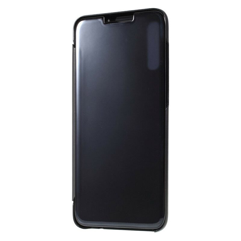 Custodia Samsung Galaxy A70 Specchio Ed Effetto Pelle