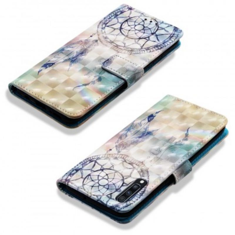 Folio Cover Samsung Galaxy A70 Acchiappasogni Pastello