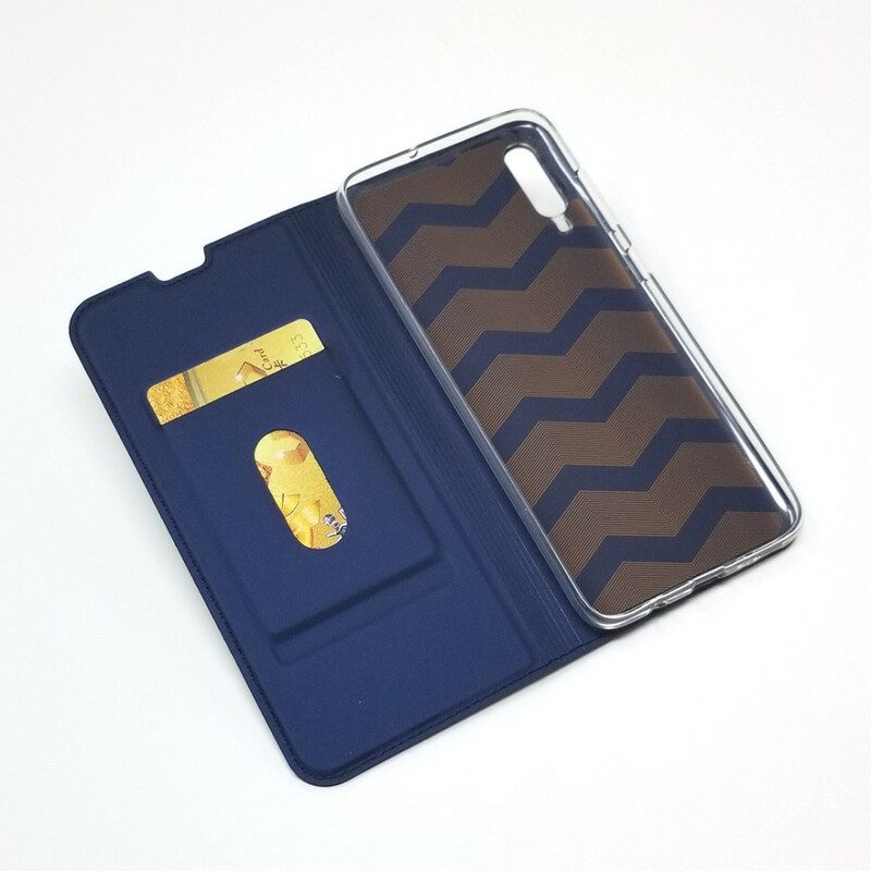 Folio Cover Samsung Galaxy A70 Custodia in pelle Chiusura Magnetica