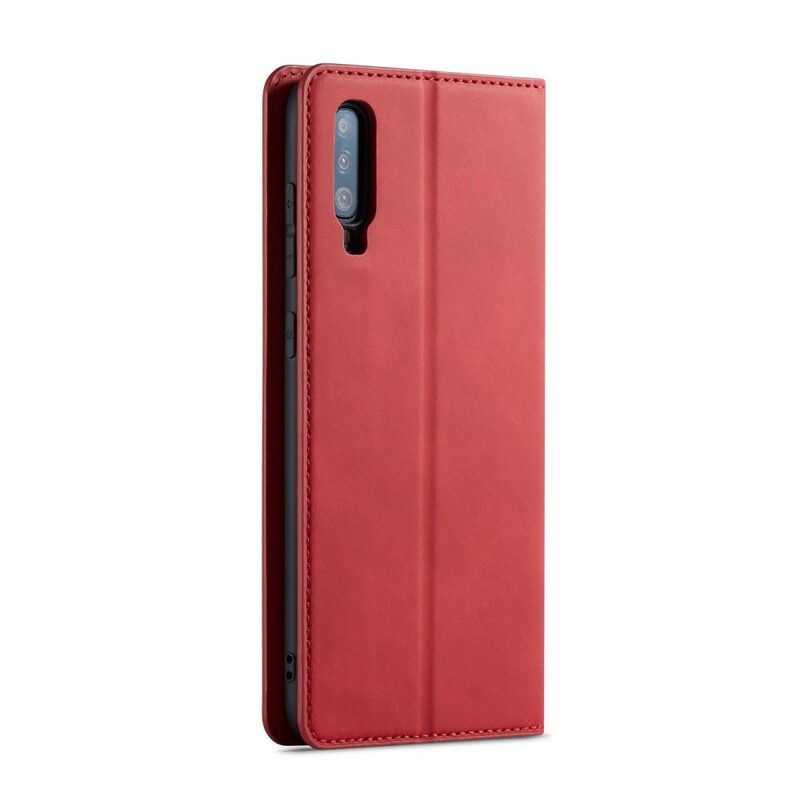 Folio Cover Samsung Galaxy A70 Custodia in pelle Forwenw Effetto Pelle