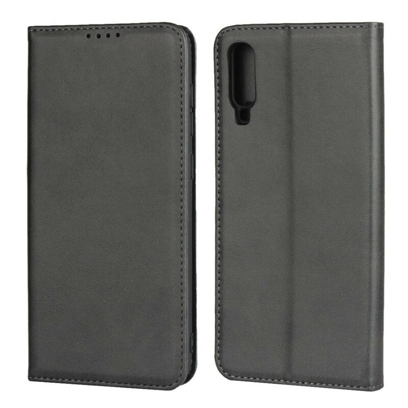 Folio Cover Samsung Galaxy A70 Custodia in pelle Stile Pelle Sobrietà