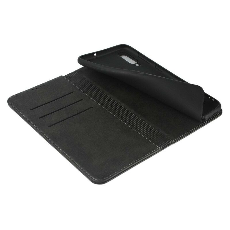 Folio Cover Samsung Galaxy A70 Custodia in pelle Stile Pelle Sobrietà