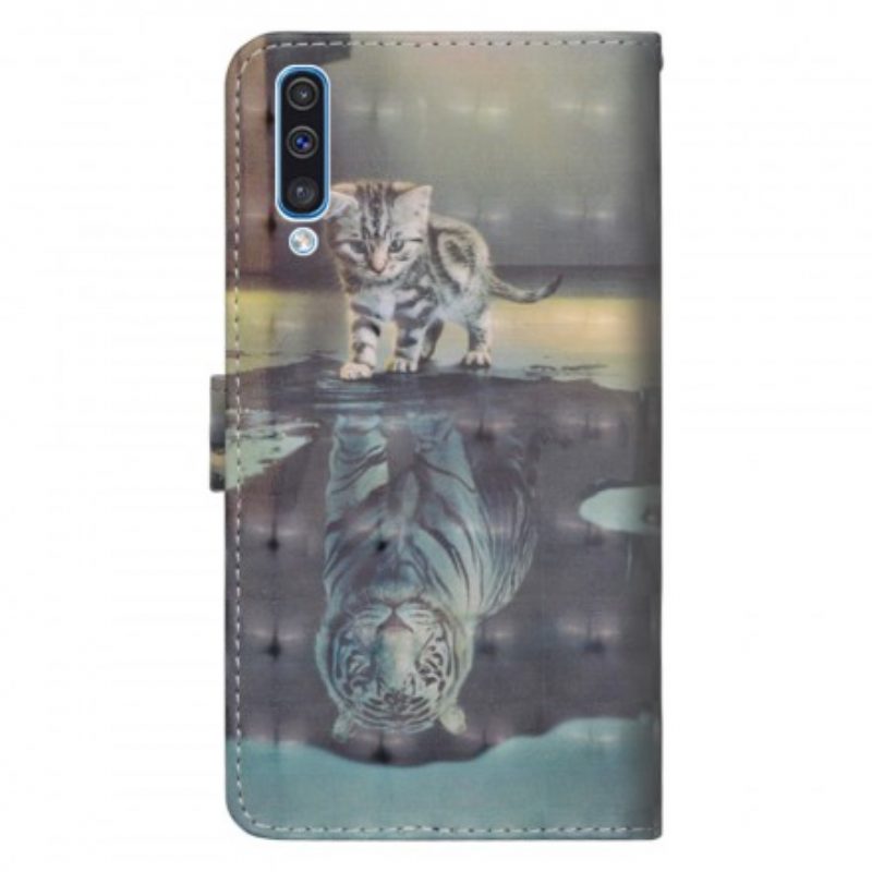 Folio Cover Samsung Galaxy A70 Ernesto La Tigre