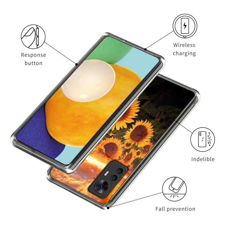 Cover Xiaomi 12T / 12T Pro Variazione Girasoli