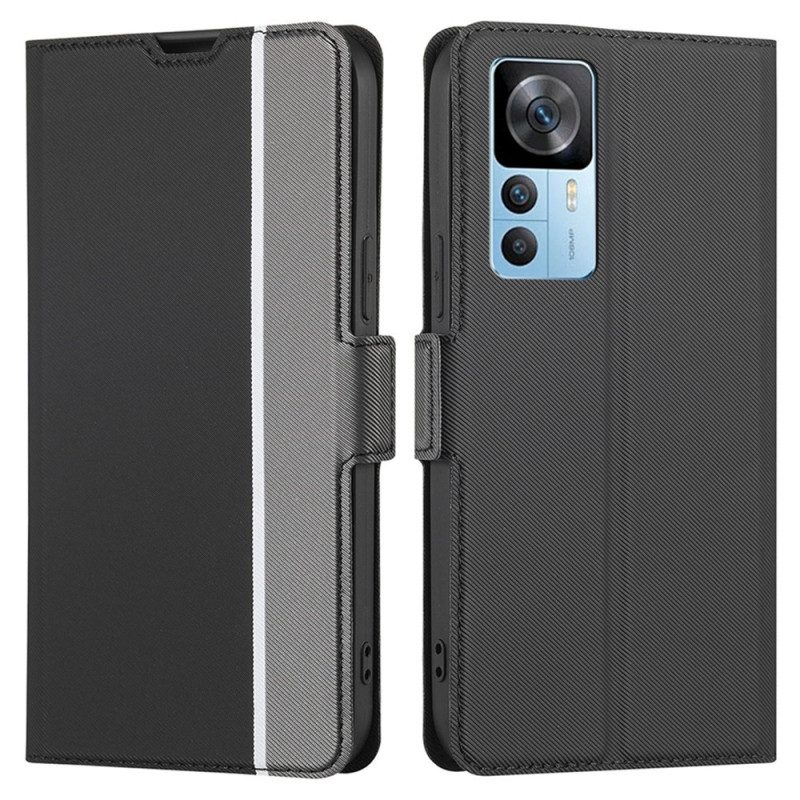 Custodia in pelle Xiaomi 12T / 12T Pro Bicolore Ultra Fine