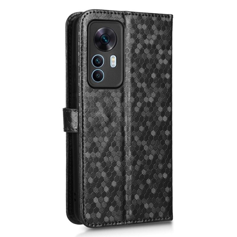 Custodia in pelle Xiaomi 12T / 12T Pro Design Con Cinturino 3d