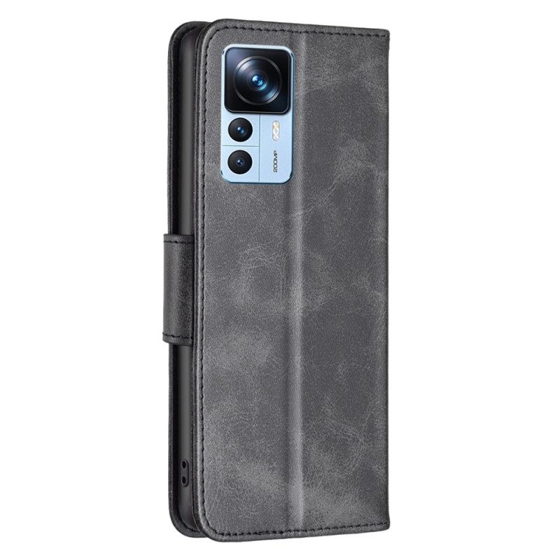 Custodia in pelle Xiaomi 12T / 12T Pro Ecopelle Liscia