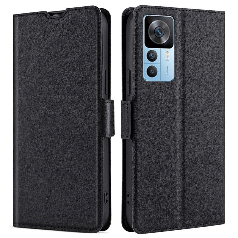 Custodia in pelle Xiaomi 12T / 12T Pro Finta Pelle Ultra Fine