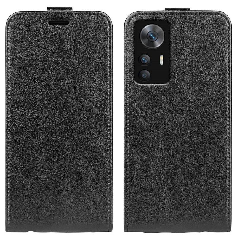 Custodia in pelle Xiaomi 12T / 12T Pro Folio Cover Aletta Verticale