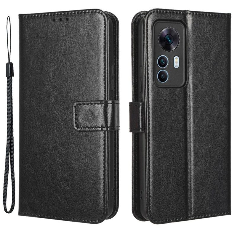 Custodia in pelle Xiaomi 12T / 12T Pro Stile Retrò In Pelle