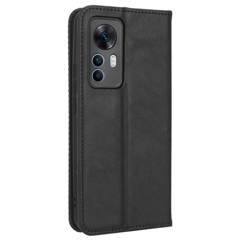 Folio Cover Xiaomi 12T / 12T Pro Custodia in pelle Elegante