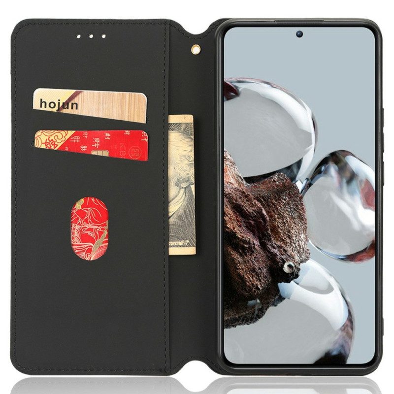 Folio Cover Xiaomi 12T / 12T Pro Custodia in pelle Modello 3d