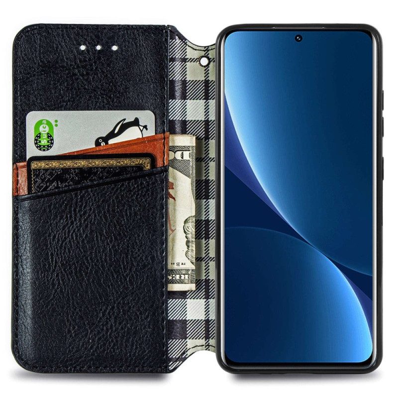 Folio Cover Xiaomi 12T / 12T Pro Custodia in pelle Modello 3d