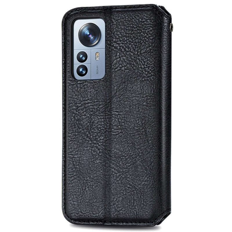 Folio Cover Xiaomi 12T / 12T Pro Custodia in pelle Modello 3d