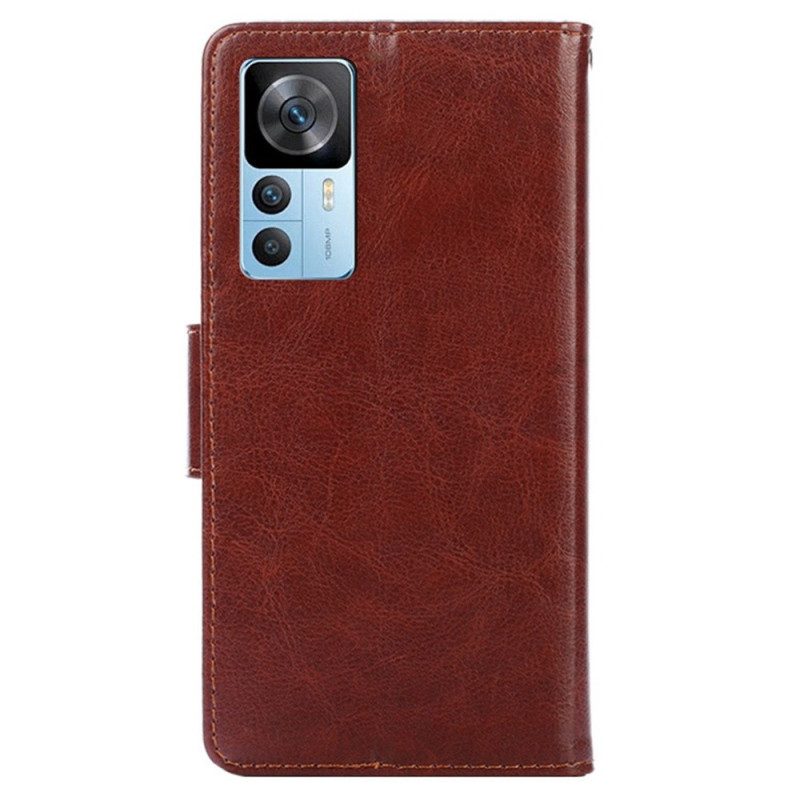 Folio Cover Xiaomi 12T / 12T Pro Ecopelle Vintage