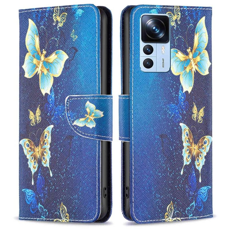 Folio Cover Xiaomi 12T / 12T Pro Farfalle Incredibili