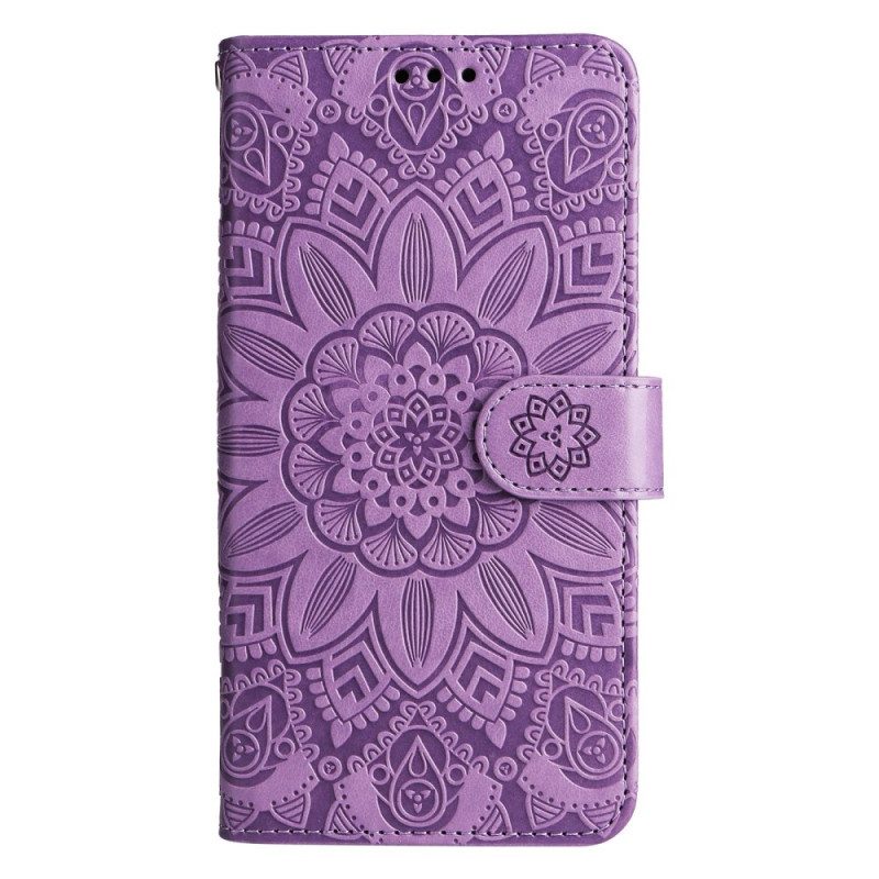 Folio Cover Xiaomi 12T / 12T Pro Girasole Con Cordino