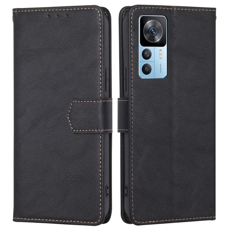 Folio Cover Xiaomi 12T / 12T Pro Rfid In Ecopelle