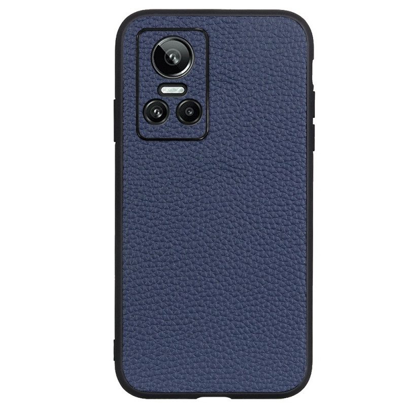 Cover Realme GT Neo 3 Trama Litchi Vera Pelle