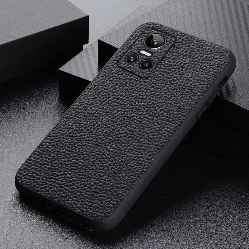 Cover Realme GT Neo 3 Trama Litchi Vera Pelle