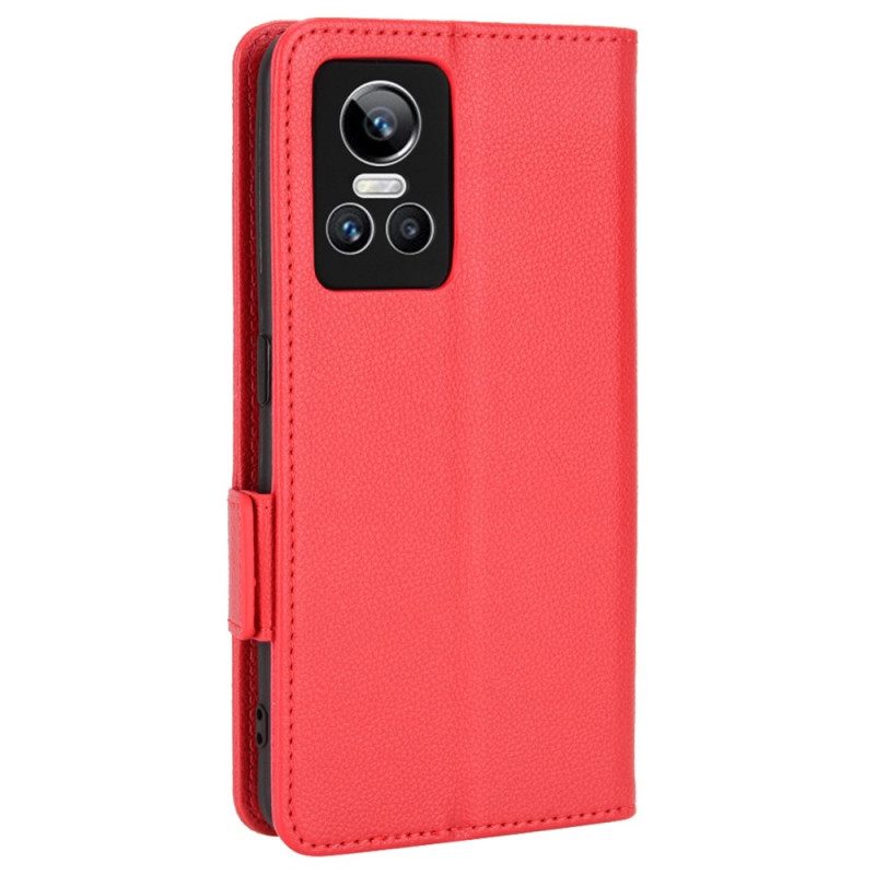 Folio Cover Realme GT Neo 3 Custodia in pelle Ecopelle Antiscivolo