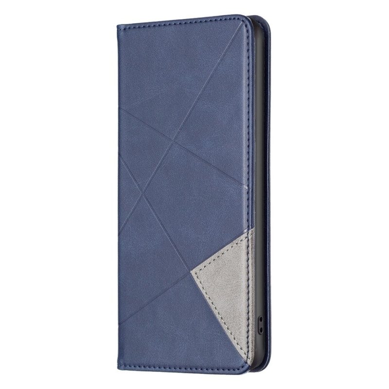 Folio Cover Realme GT Neo 3 Custodia in pelle Linee Geometriche