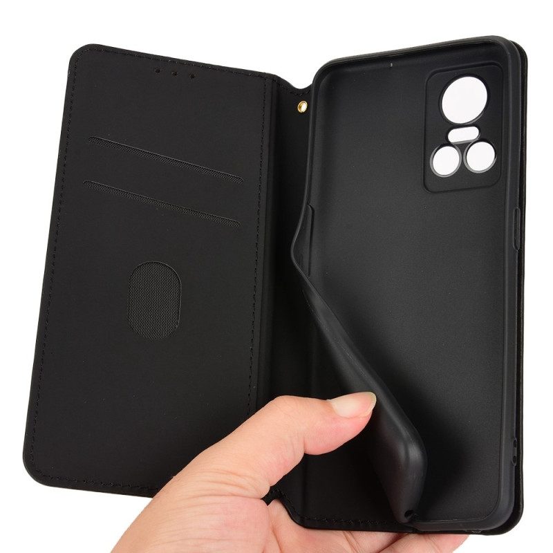 Folio Cover Realme GT Neo 3 Custodia in pelle Motivi A Scacchi