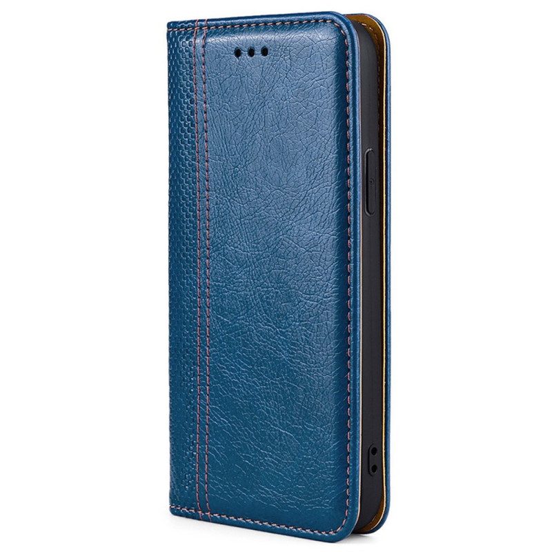 Folio Cover Realme GT Neo 3 Custodia in pelle Struttura Dei Jeans