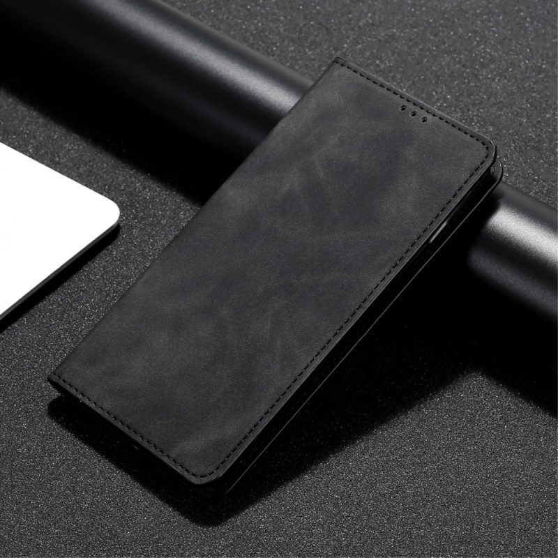 Folio Cover Realme GT Neo 3 Custodia in pelle Trama Di Seta