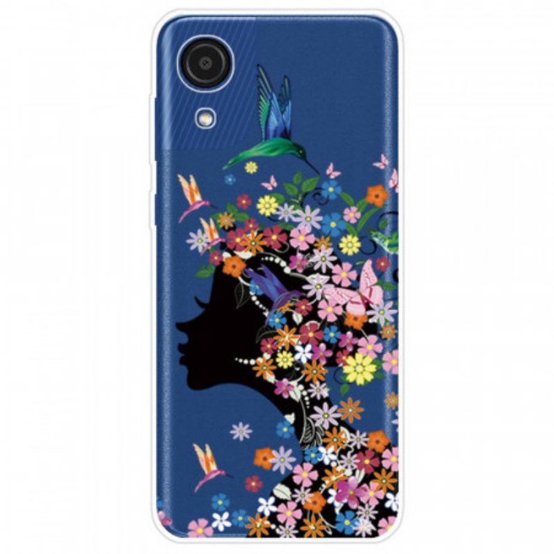 Cover Samsung Galaxy A03 Core Bella Testa Di Fiore