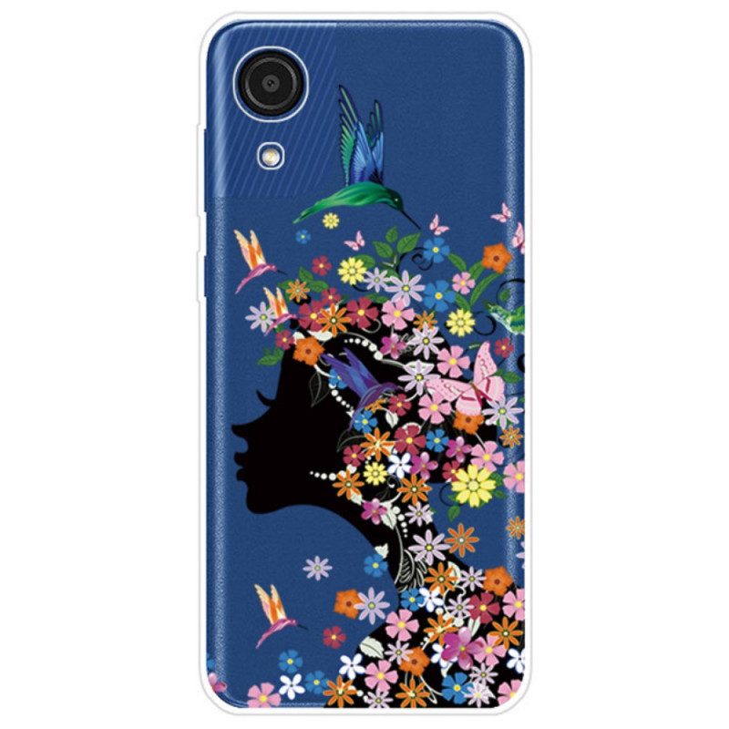 Cover Samsung Galaxy A03 Core Bella Testa Di Fiore