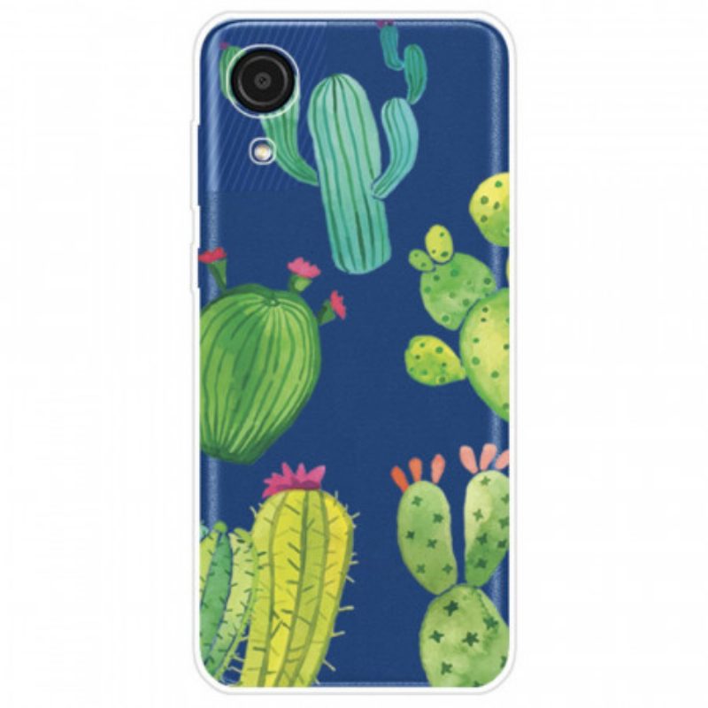 Cover Samsung Galaxy A03 Core Cactus Dell'acquerello