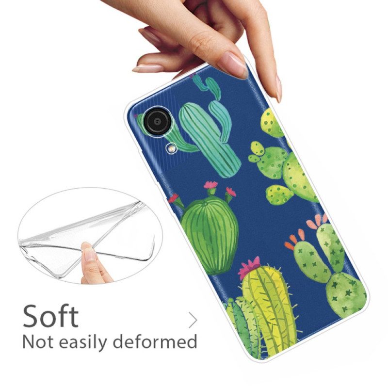 Cover Samsung Galaxy A03 Core Cactus Dell'acquerello