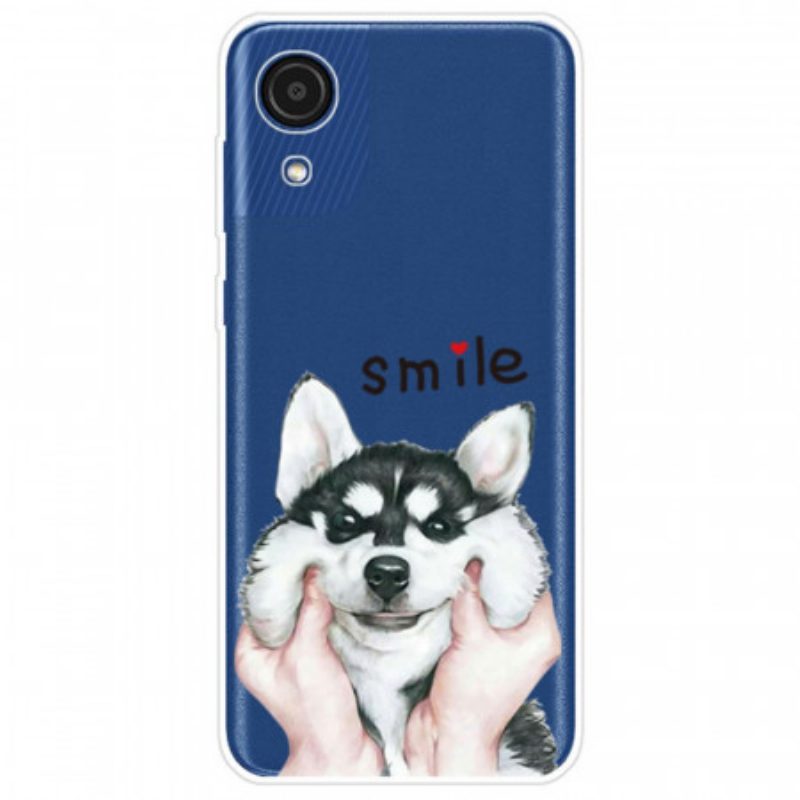 Cover Samsung Galaxy A03 Core Cane Sorridente