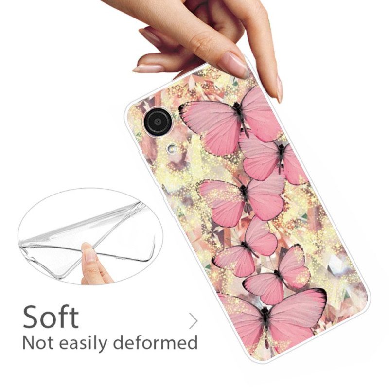 Cover Samsung Galaxy A03 Core Farfalle Farfalle