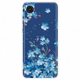 Cover Samsung Galaxy A03 Core Fiori Blu