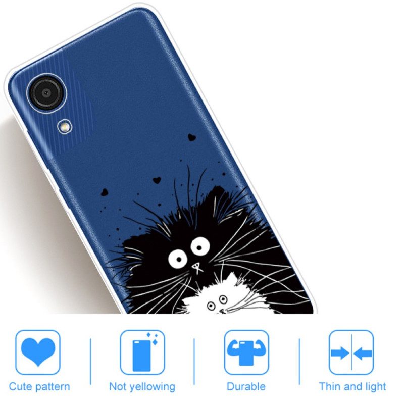 Cover Samsung Galaxy A03 Core Guarda I Gatti