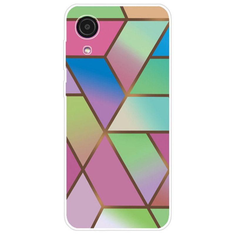 Cover Samsung Galaxy A03 Core Marmo Geometrico