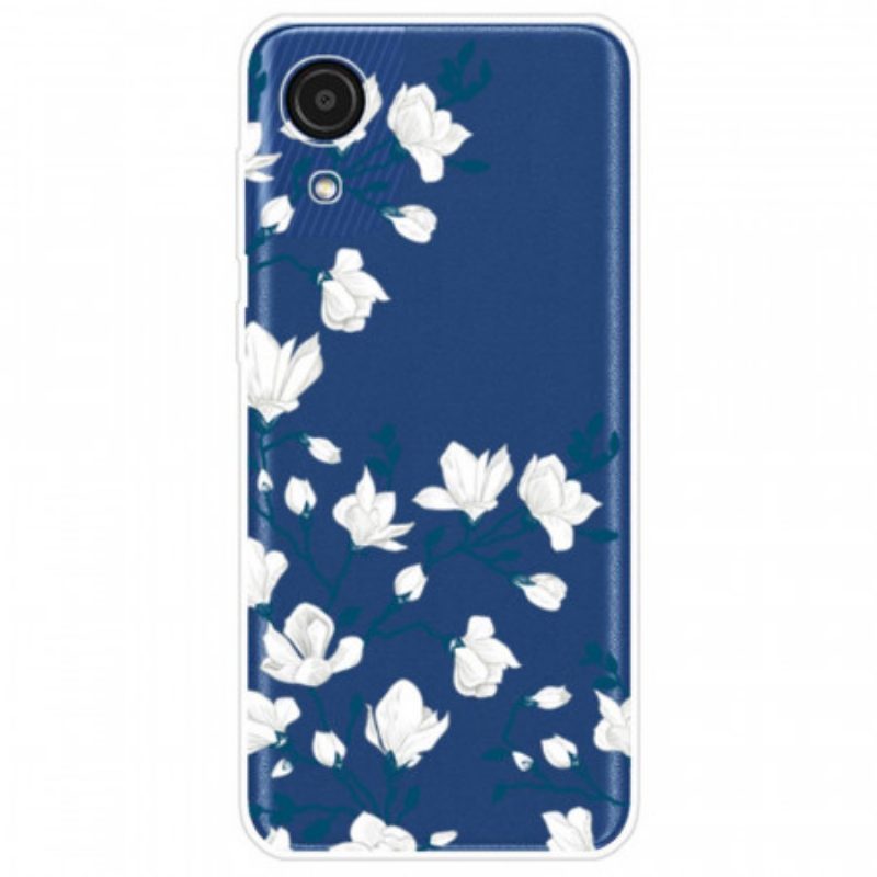 Cover Samsung Galaxy A03 Core Piccoli Fiori Bianchi