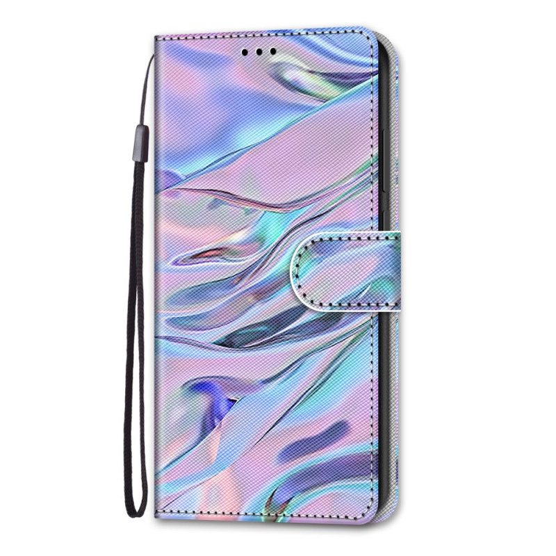 Folio Cover Samsung Galaxy A03 Core Come Vernice