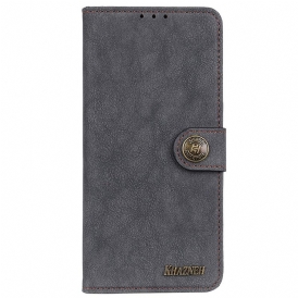 Folio Cover Samsung Galaxy A03 Core Khazneh Crosta Di Cuoio Retrò